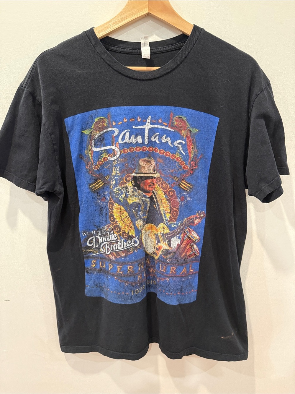 Santana Supernatural Now Tour 2019 tshirt